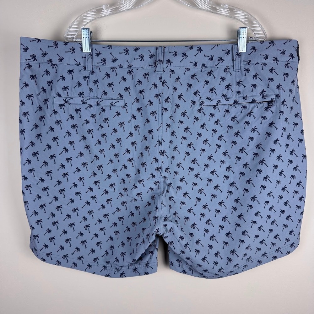 Bonobos Mens Shorts Size 44 Gray Black Palm Tree Print Golf Casual - Picture 2 of 7